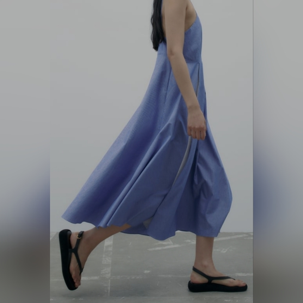 ZARA blue dress size s - Picture 2 of 8